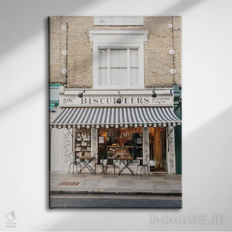 تابلو دکوراتیو London, England,کافه، لندن، انگلستان اثر لاولی لیتل هوم کو - نمای روبهرو روی دیوار