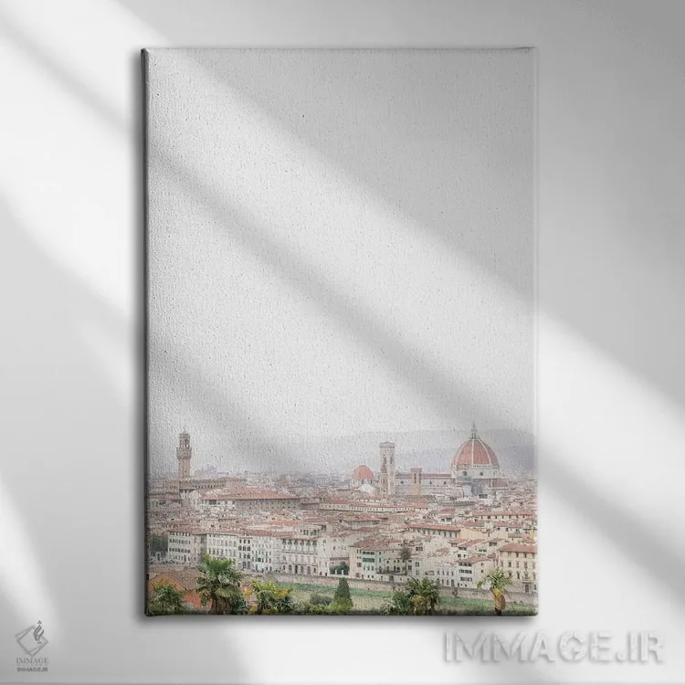تابلو دکوراتیو Florence, Italy,منظره شهری شماره ۲، فلورانس، ایتالیا اثر لاولی لیتل هوم کو - نمای روبهرو روی دیوار