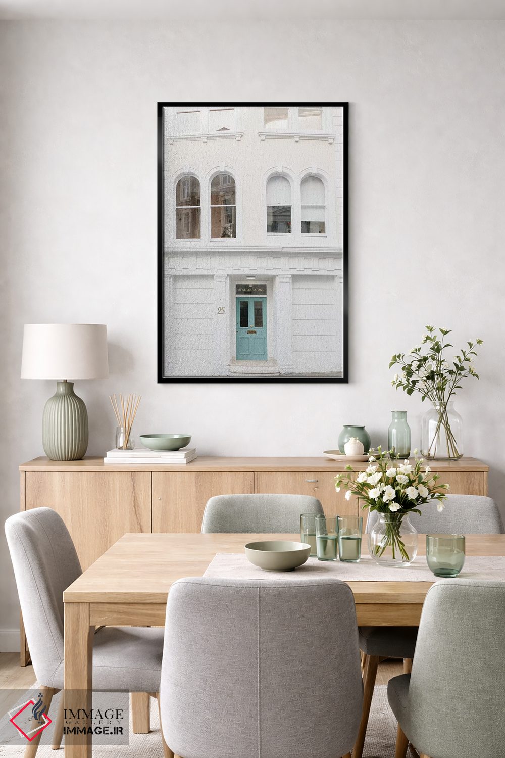 تابلو دکوراتیو London, England,در آبی شماره ۱، لندن، انگلستان اثر لاولی لیتل هوم کو - D6B