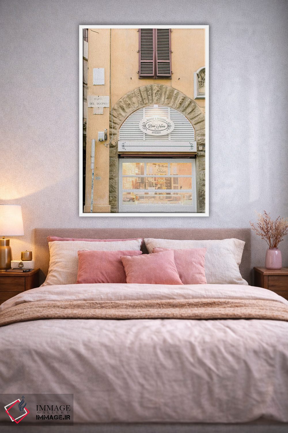 تابلو دکوراتیو Florence, Italy,تابلوی خیابان، فلورانس، ایتالیا اثر لاولی لیتل هوم کو - D1W