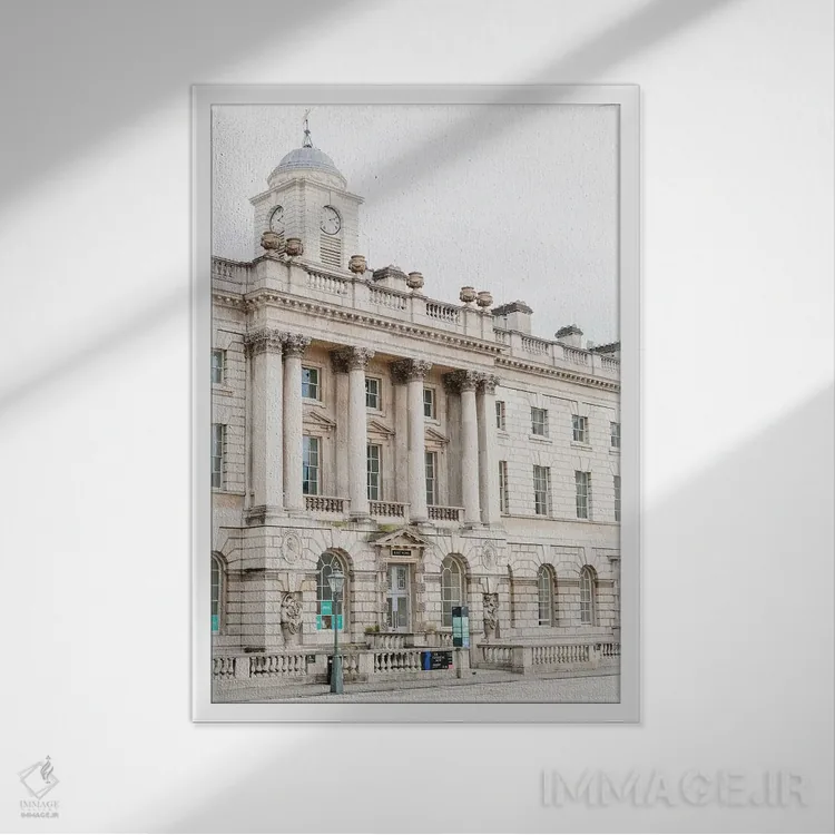 تابلو دکوراتیو London, England,ساختمان، لندن، انگلستان اثر لاولی لیتل هوم کو - نمای قابدار سفید