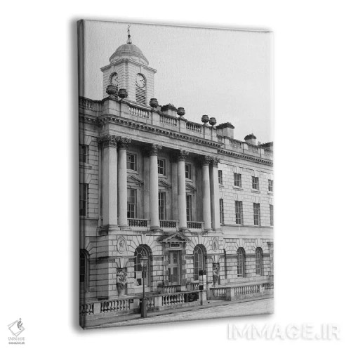 تابلو دکوراتیو London, England In Black & White,ساختمان، لندن، انگلس… اثر لاولی لیتل هوم کو - نمای پرسپکتیو محصول