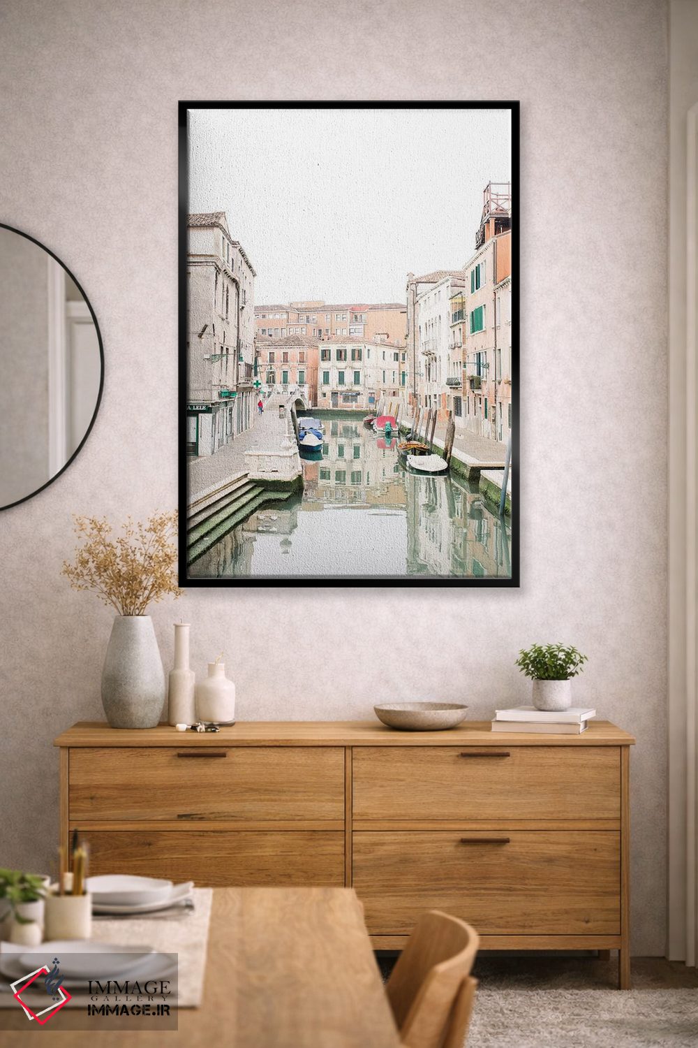 تابلو دکوراتیو Venice, Italy,کانال ونیز شماره ۳، ونیز، ایتالیا اثر لاولی لیتل هوم کو - D1B