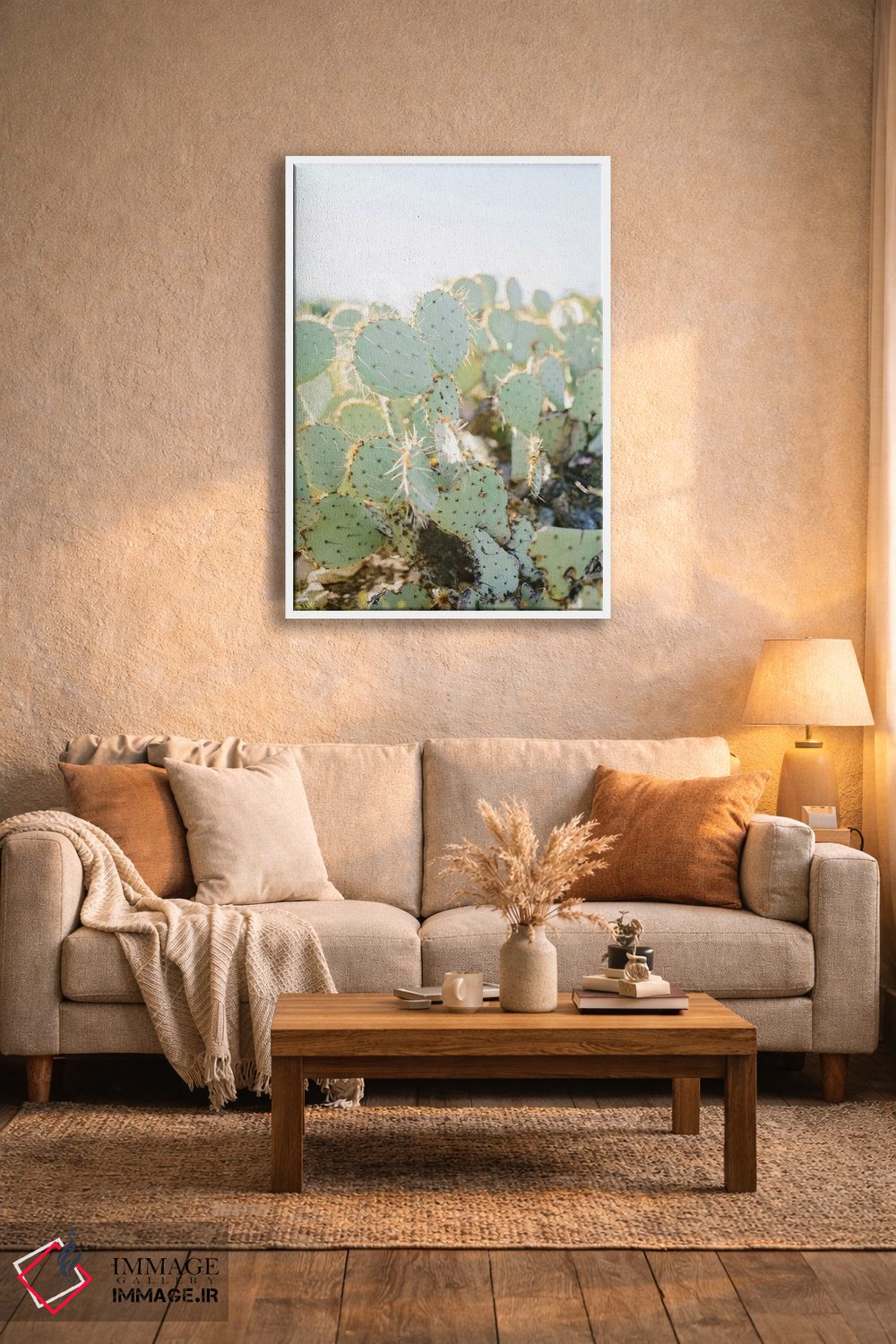 تابلو دکوراتیو Tuscon, Arizona,کاکتوس انجیری شماره ۲، توسکن، آریزونا اثر لاولی لیتل هوم کو - D4W