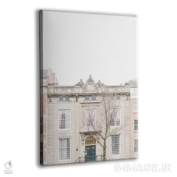 تابلو دکوراتیو Amsterdam,خانه های کانالی رنگ پریده شماره ۱، آمستردام اثر لاولی لیتل هوم کو - نمای پرسپکتیو محصول