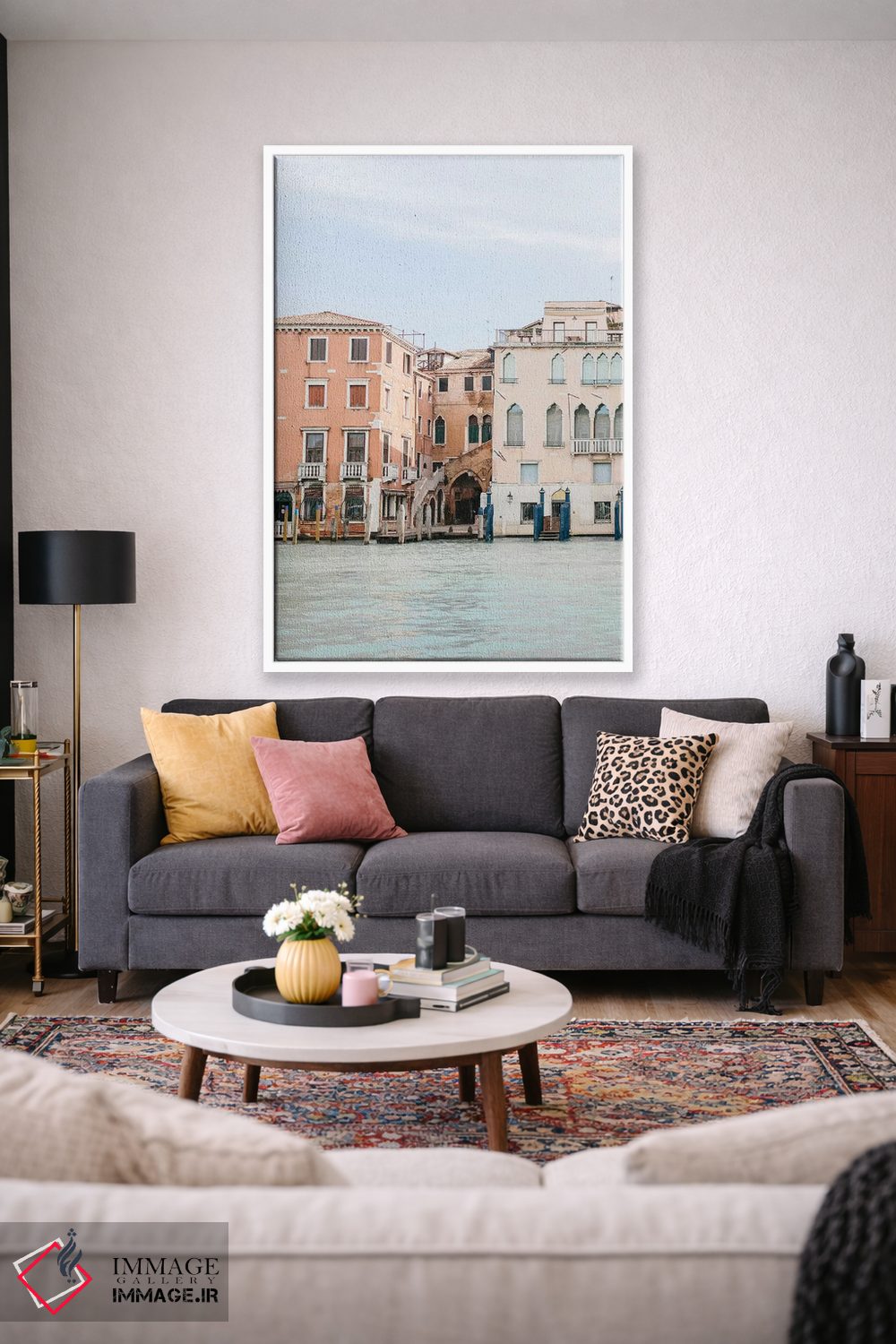 تابلو دکوراتیو Venice, Italy,ساختمان های کنار کانال شماره ۲، ونیز، ا… اثر لاولی لیتل هوم کو - D1W