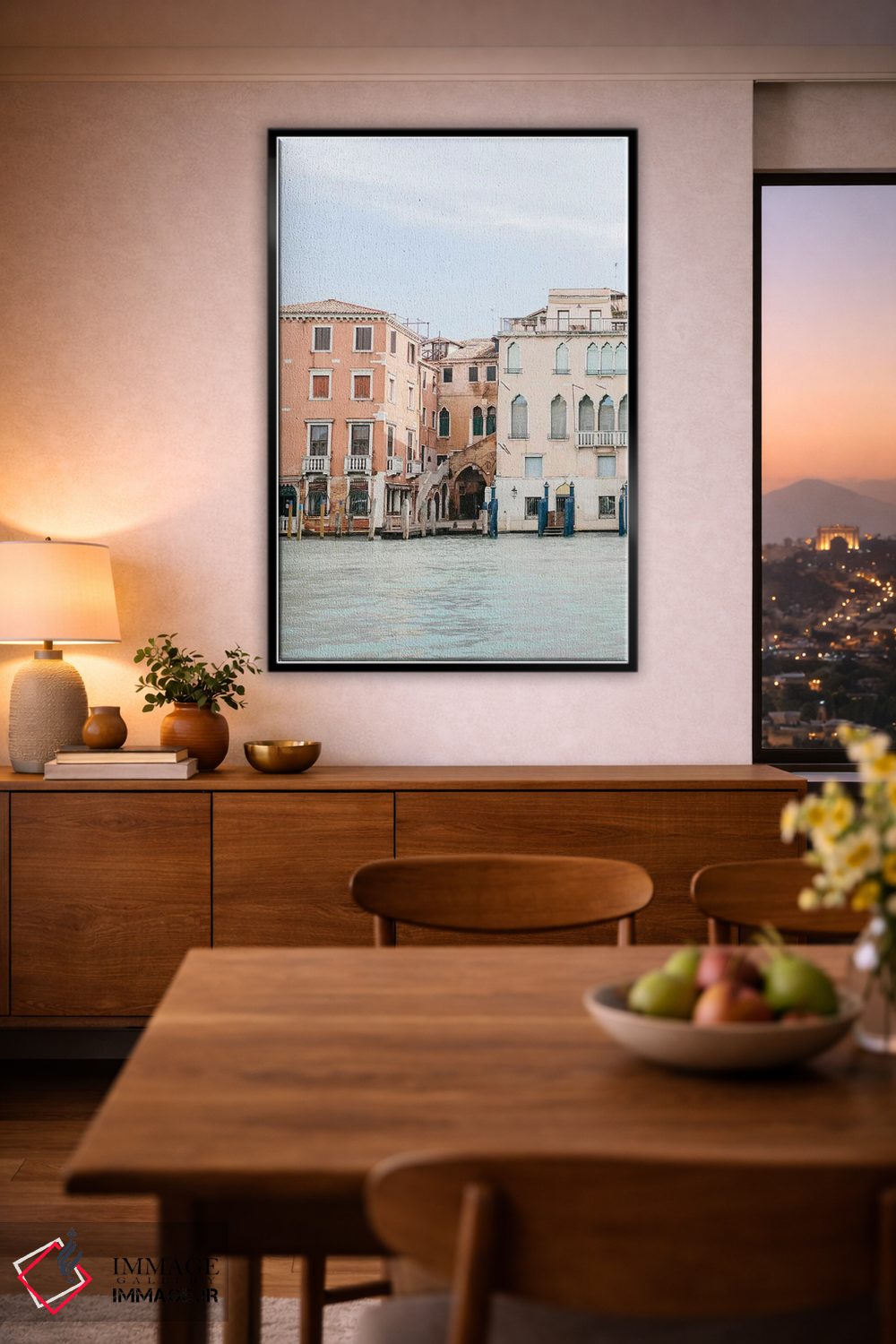 تابلو دکوراتیو Venice, Italy,ساختمان های کنار کانال شماره ۲، ونیز، ا… اثر لاولی لیتل هوم کو - D2B