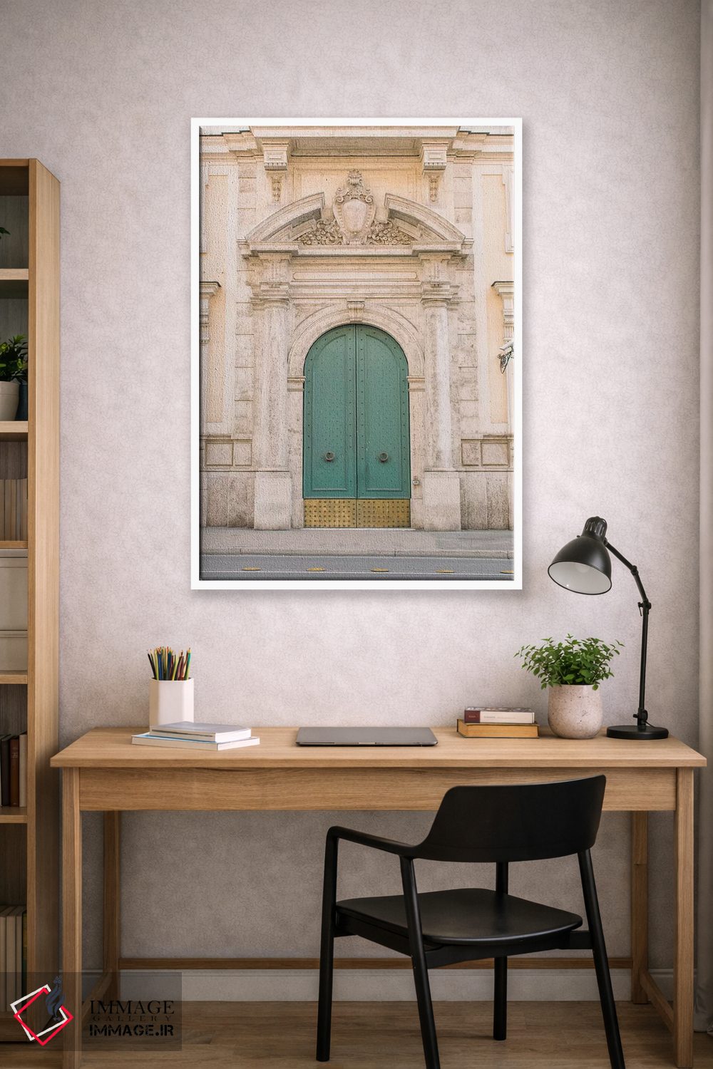 تابلو دکوراتیو Rome, Italy,در آبی و طلایی، رم، ایتالیا اثر لاولی لیتل هوم کو - D1W