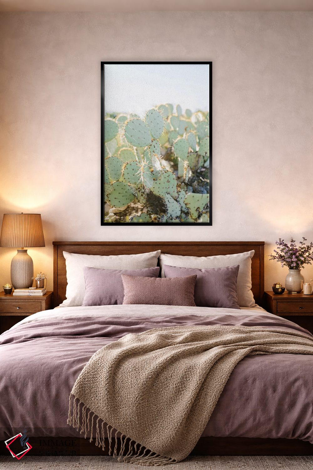 تابلو دکوراتیو Tuscon, Arizona,کاکتوس انجیری شماره ۲، توسکن، آریزونا اثر لاولی لیتل هوم کو - D5B