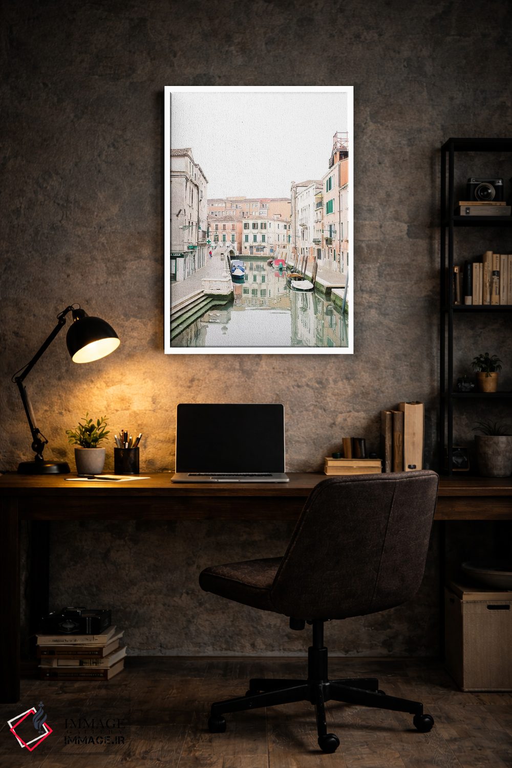 تابلو دکوراتیو Venice, Italy,کانال ونیز شماره ۳، ونیز، ایتالیا اثر لاولی لیتل هوم کو - D5W
