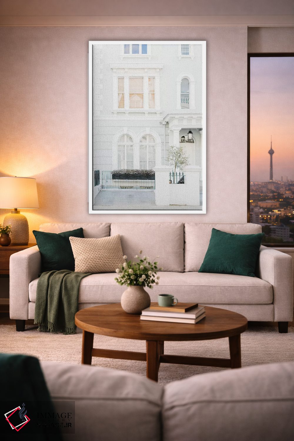 تابلو دکوراتیو London, England,خانه آبی، لندن، انگلستان اثر لاولی لیتل هوم کو - D1W