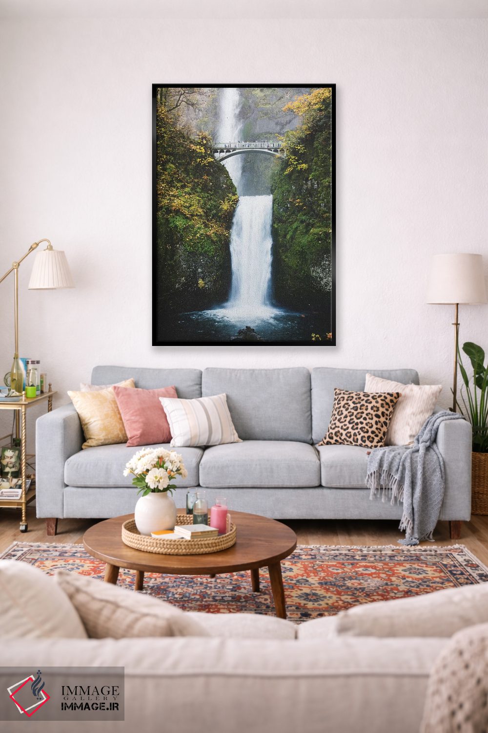 تابلو دکوراتیو Portland, Oregon,آبشار شماره ۲، پورتلند، اورگون اثر لاولی لیتل هوم کو - D2B