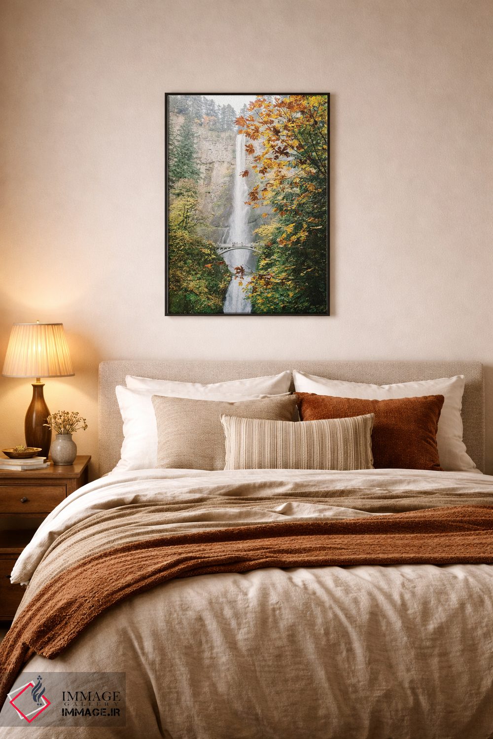 تابلو دکوراتیو Portland, Oregon,آبشار شماره ۳، پورتلند، اورگون اثر لاولی لیتل هوم کو - D6B
