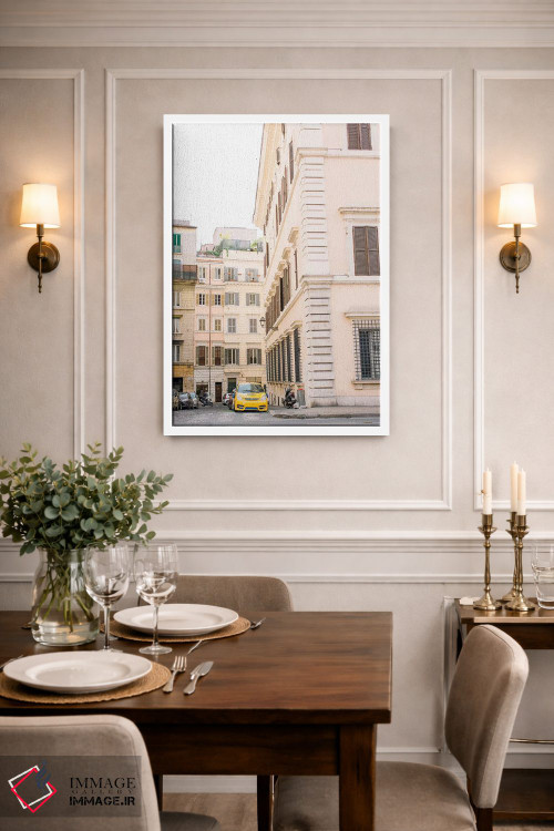 تابلو دکوراتیو Italy,خیابان های رم، ایتالیا اثر لاولی لیتل هوم کو - D1W