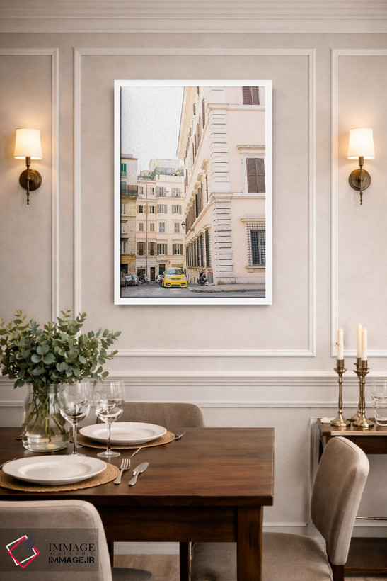 تابلو دکوراتیو Italy,خیابان های رم، ایتالیا اثر لاولی لیتل هوم کو - D1W