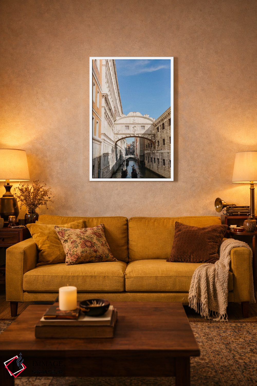 تابلو دکوراتیو Venice, Italy,پل آه ها، ونیز، ایتالیا اثر لاولی لیتل هوم کو - D1W