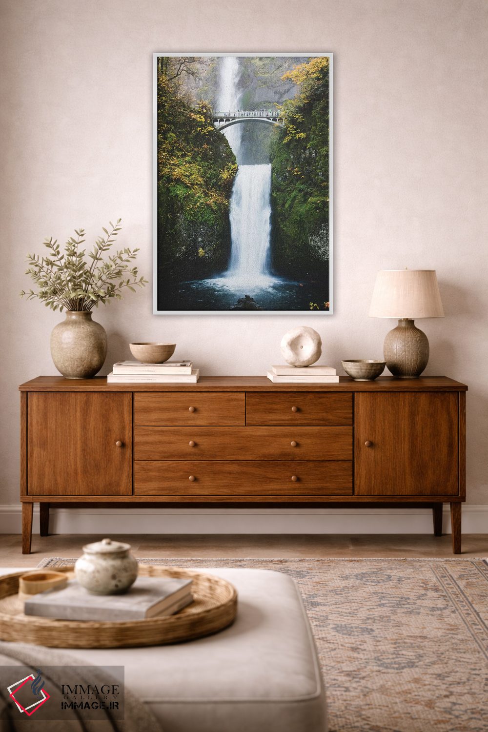 تابلو دکوراتیو Portland, Oregon,آبشار شماره ۲، پورتلند، اورگون اثر لاولی لیتل هوم کو - D3W