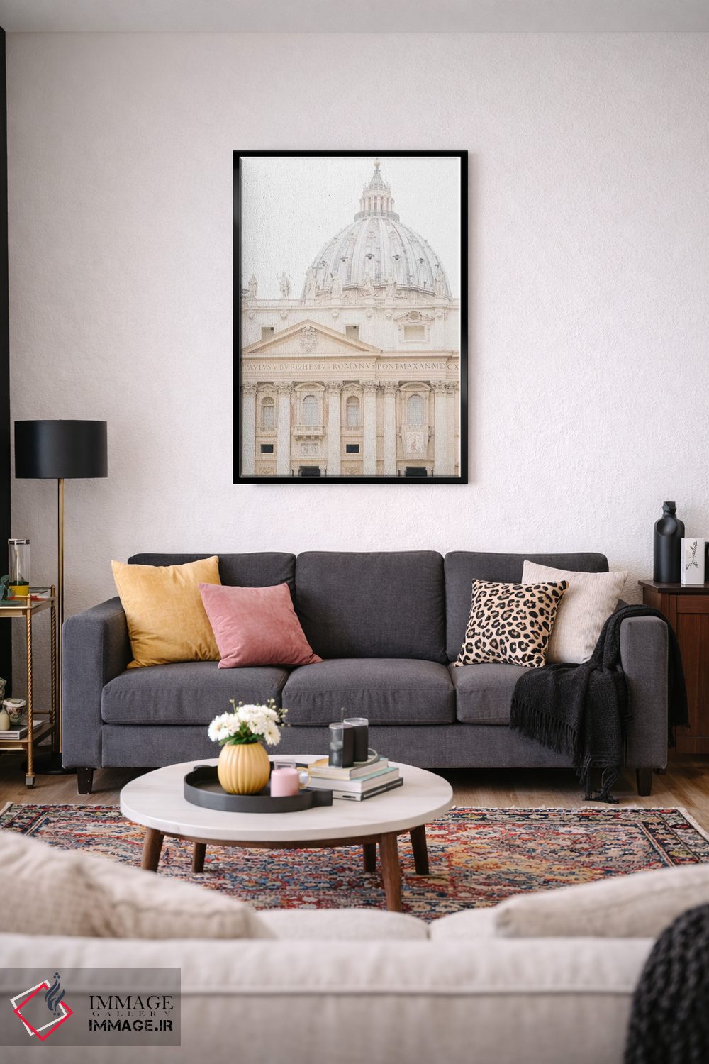 تابلو دکوراتیو Rome, Italy,ساختمان، رم، ایتالیا اثر لاولی لیتل هوم کو - D3B