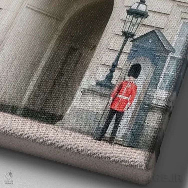 تابلو دکوراتیو London, England,کاخ باکینگهام، لندن، انگلستان اثر لاولی لیتل هوم کو - نمای نزدیک بافت بوم