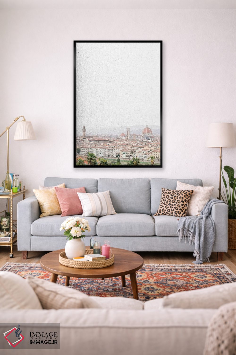 تابلو دکوراتیو Florence, Italy,منظره شهری شماره ۲، فلورانس، ایتالیا اثر لاولی لیتل هوم کو - D1B