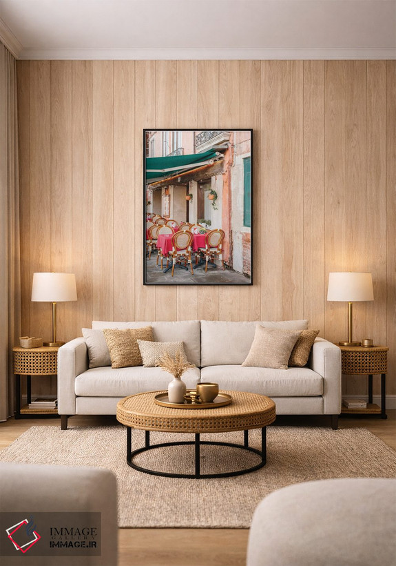 تابلو دکوراتیو Venice, Italy,کافه، ونیز، ایتالیا اثر لاولی لیتل هوم کو - D1B