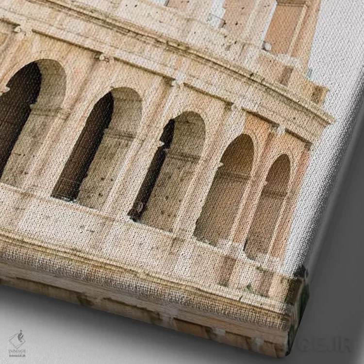 تابلو دکوراتیو Rome, Italy,کلوسئوم شماره ۱، رم، ایتالیا اثر لاولی لیتل هوم کو - نمای نزدیک بافت بوم