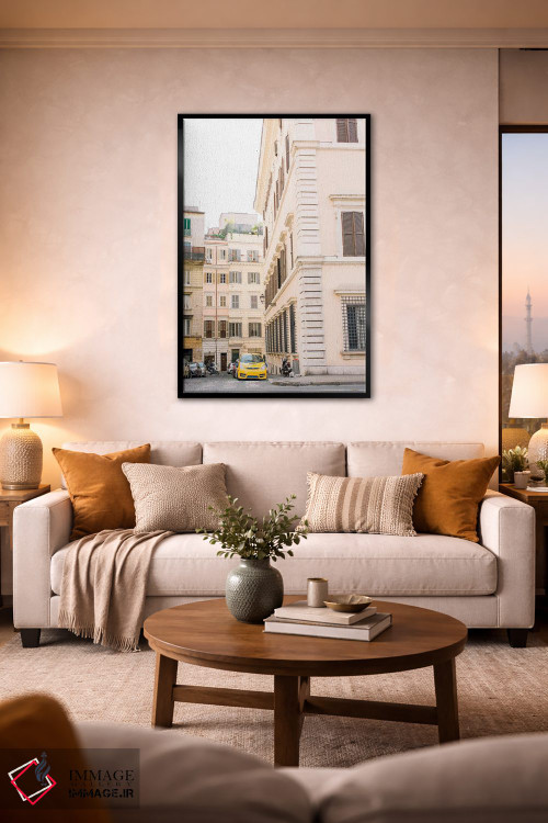 تابلو دکوراتیو Italy,خیابان های رم، ایتالیا اثر لاولی لیتل هوم کو - D2B