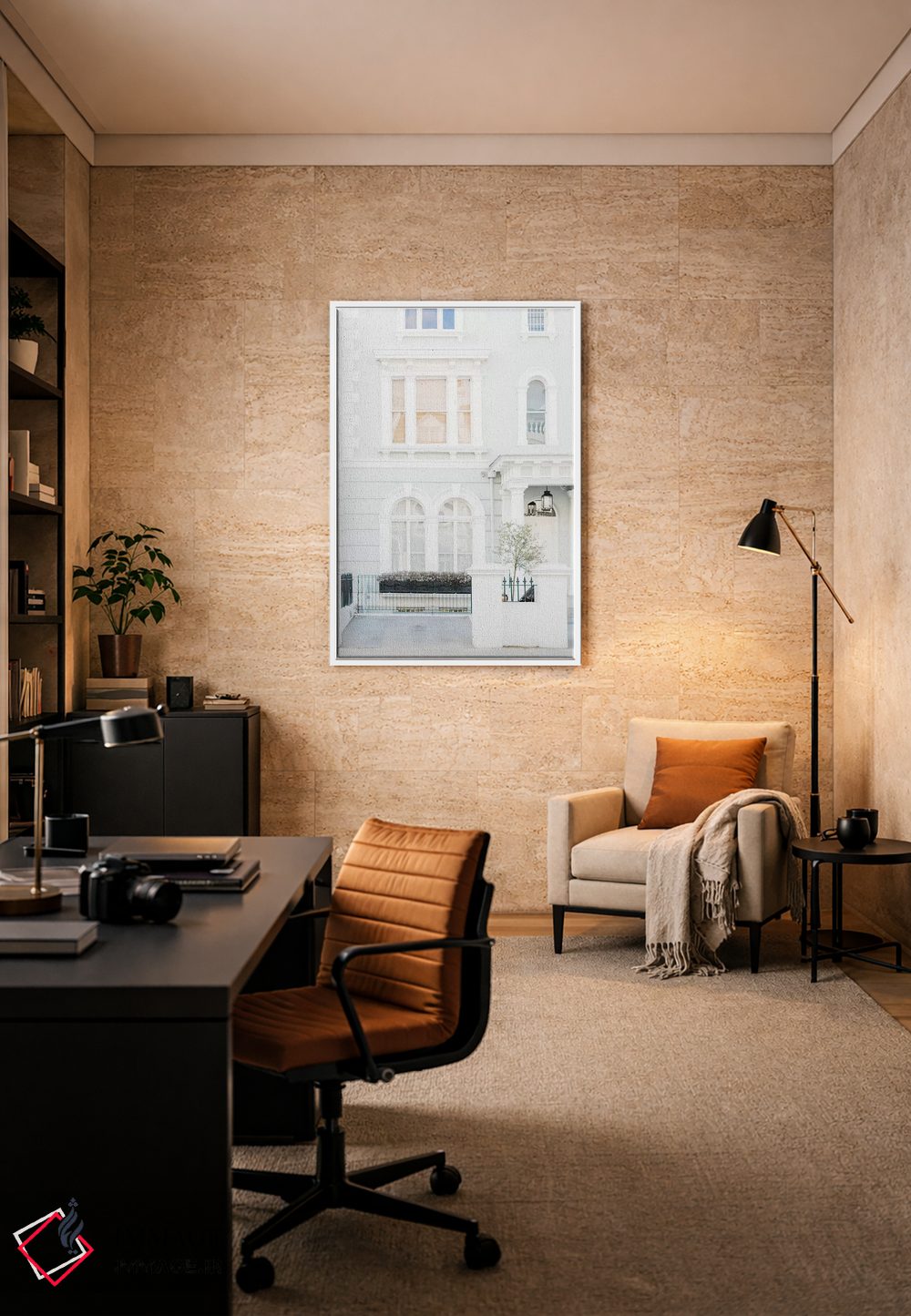 تابلو دکوراتیو London, England,خانه آبی، لندن، انگلستان اثر لاولی لیتل هوم کو - D5W