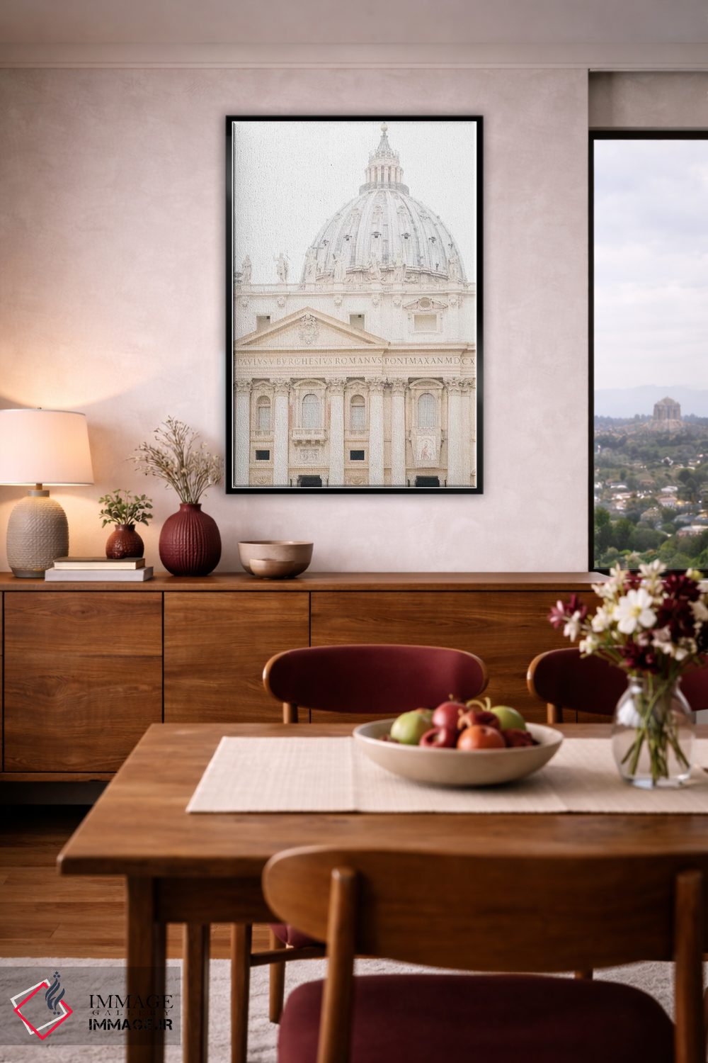 تابلو دکوراتیو Rome, Italy,ساختمان، رم، ایتالیا اثر لاولی لیتل هوم کو - D5B