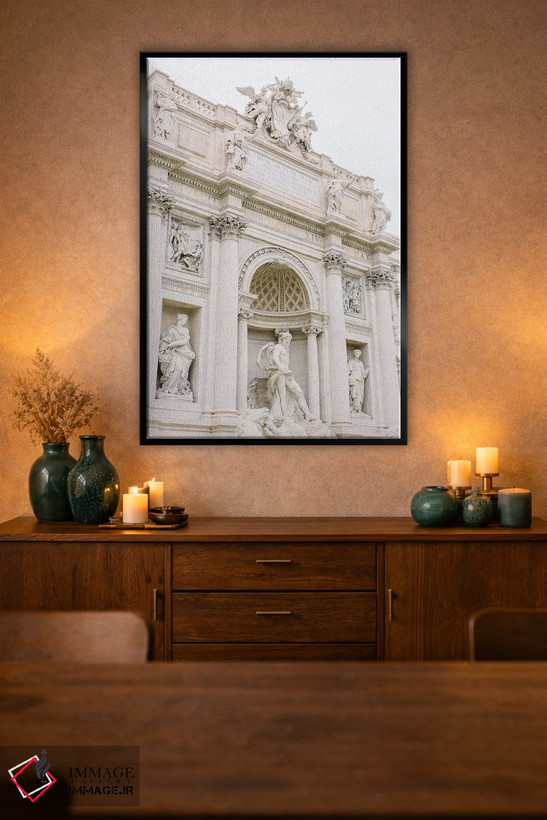 تابلو دکوراتیو Rome, Italy,فواره تروی شماره ۲، رم، ایتالیا اثر لاولی لیتل هوم کو - D2B