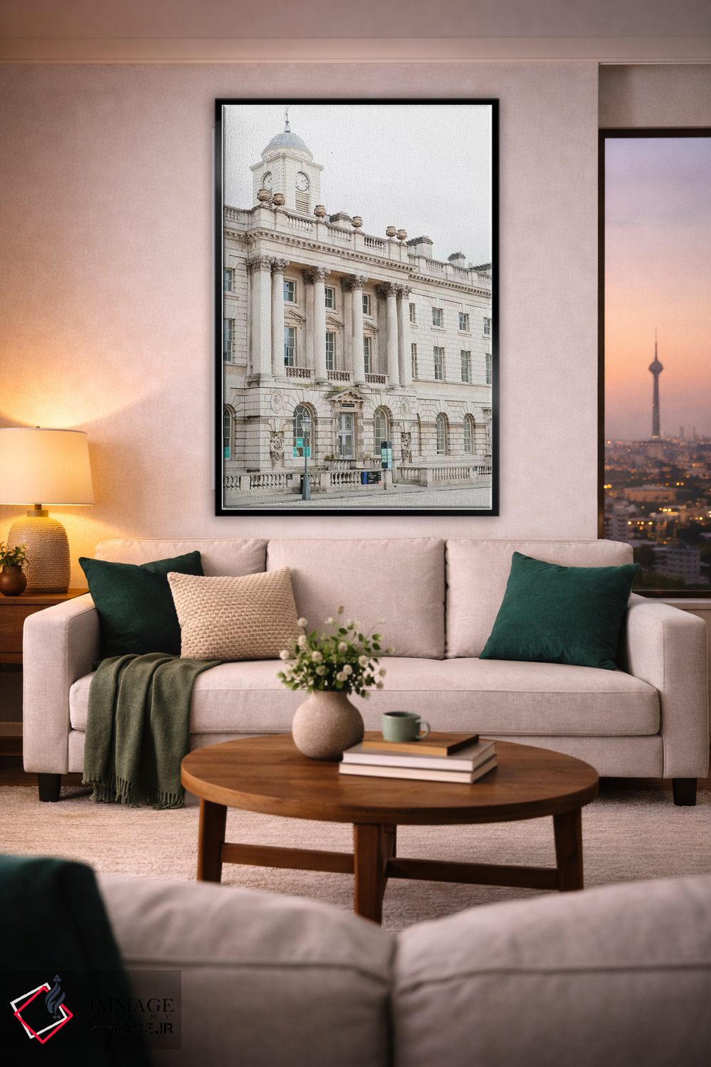 تابلو دکوراتیو London, England,ساختمان، لندن، انگلستان اثر لاولی لیتل هوم کو - D3B