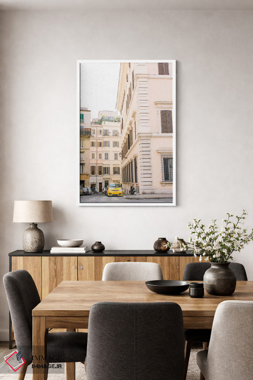 تابلو دکوراتیو Italy,خیابان های رم، ایتالیا اثر لاولی لیتل هوم کو - D3W