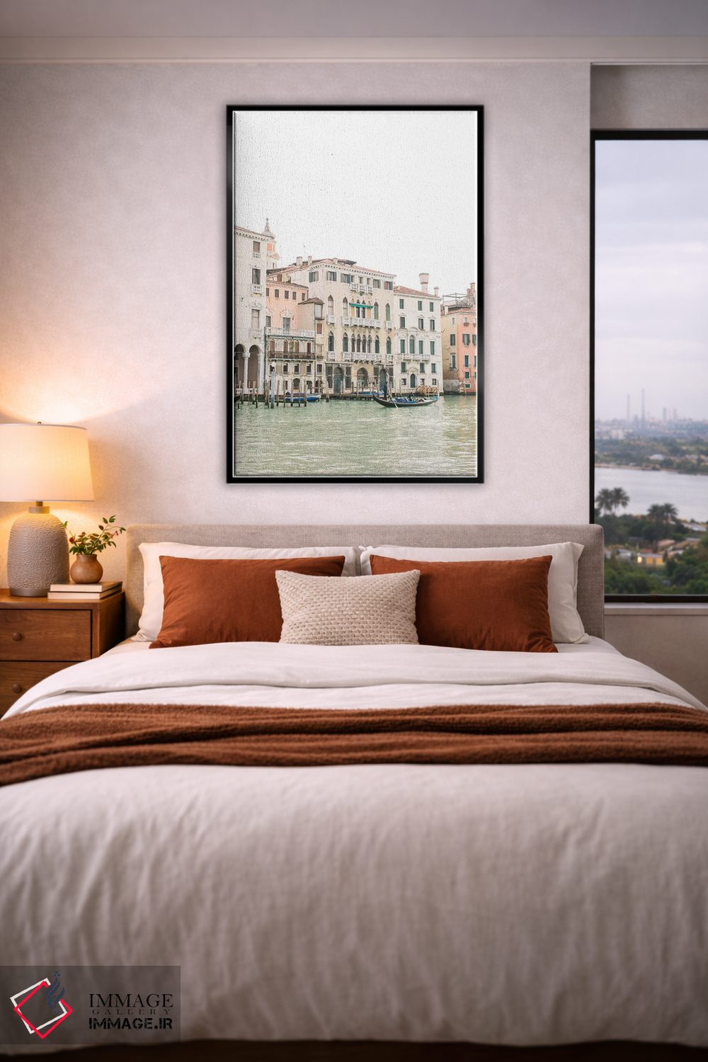 تابلو دکوراتیو Venice, Italy,ساختمان های کنار کانال شماره ۱، ونیز، ا… اثر لاولی لیتل هوم کو - D3B