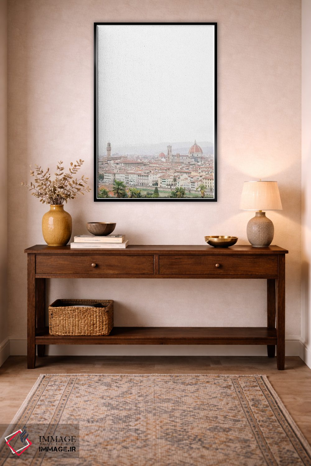 تابلو دکوراتیو Florence, Italy,منظره شهری شماره ۲، فلورانس، ایتالیا اثر لاولی لیتل هوم کو - D4B