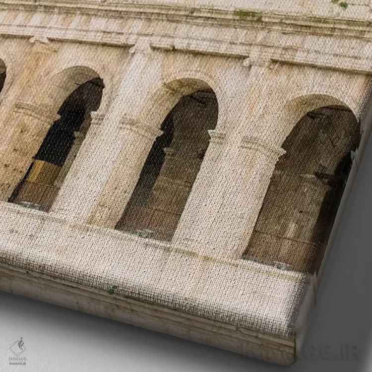 تابلو دکوراتیو Rome, Italy,کلوسئوم شماره ۲، رم، ایتالیا اثر لاولی لیتل هوم کو - نمای نزدیک بافت بوم