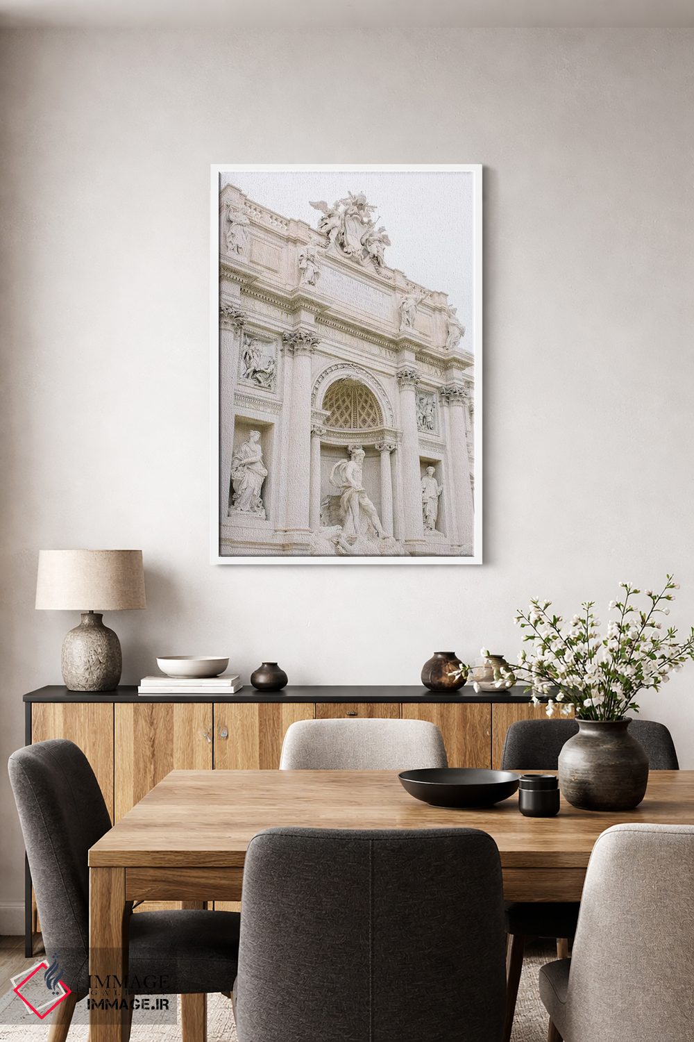 تابلو دکوراتیو Rome, Italy,فواره تروی شماره ۲، رم، ایتالیا اثر لاولی لیتل هوم کو - D4W