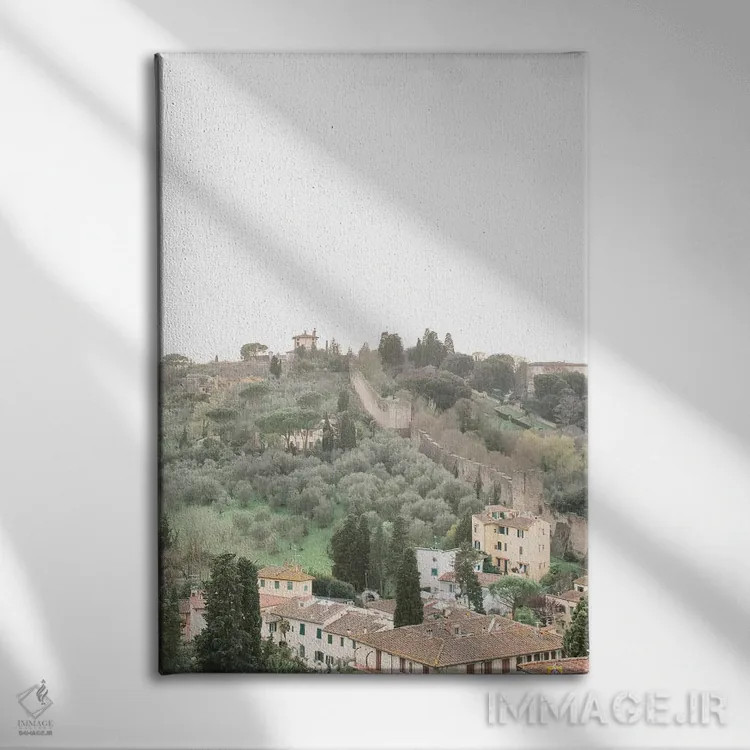 تابلو دکوراتیو Tuscany, Italy,روستا و حومه شماره ۳، توسکانی، ایتالیا اثر لاولی لیتل هوم کو - نمای روبهرو روی دیوار