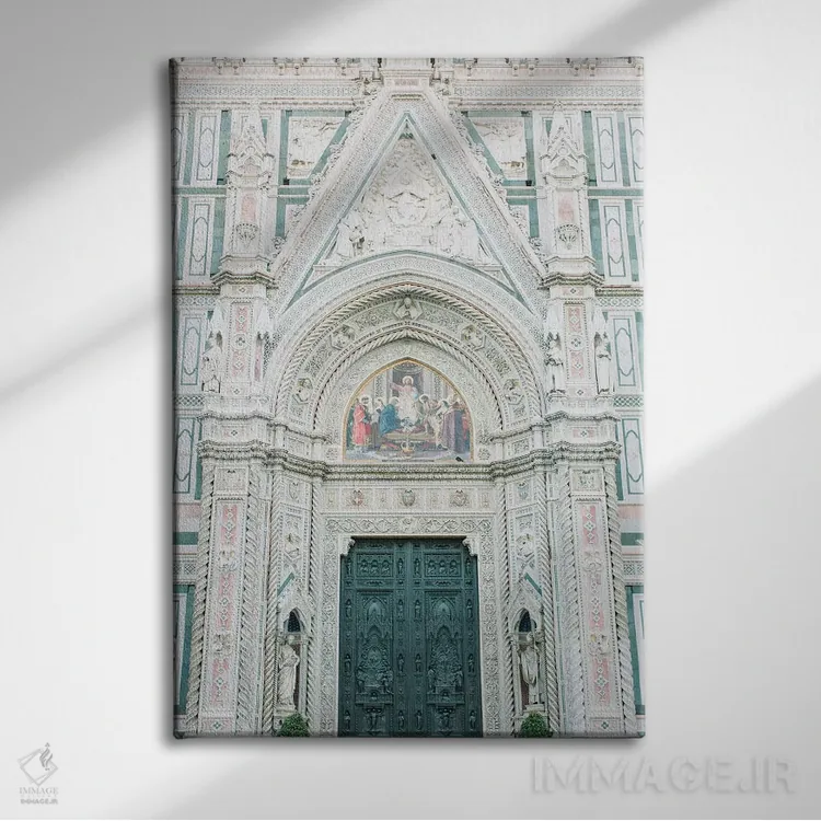 تابلو دکوراتیو Florence, Italy,جزئیات کلیسای جامع دومو، فلورانس، ایت… اثر لاولی لیتل هوم کو - نمای روبهرو روی دیوار