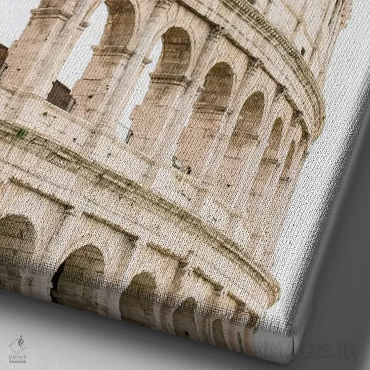 تابلو دکوراتیو Rome, Italy,کلوسئوم شماره ۴، رم، ایتالیا اثر لاولی لیتل هوم کو - نمای نزدیک بافت بوم
