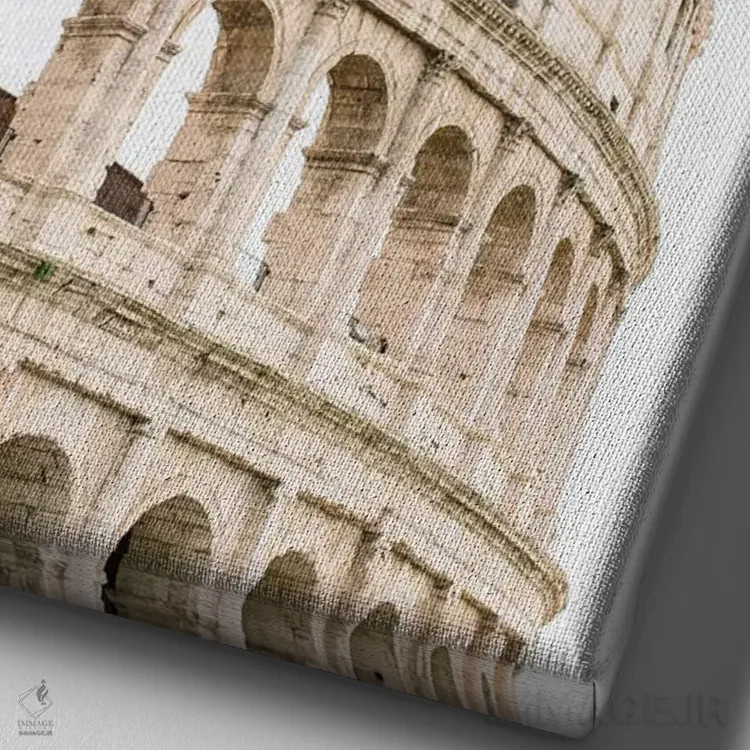 تابلو دکوراتیو Rome, Italy,کلوسئوم شماره ۴، رم، ایتالیا اثر لاولی لیتل هوم کو - نمای نزدیک بافت بوم
