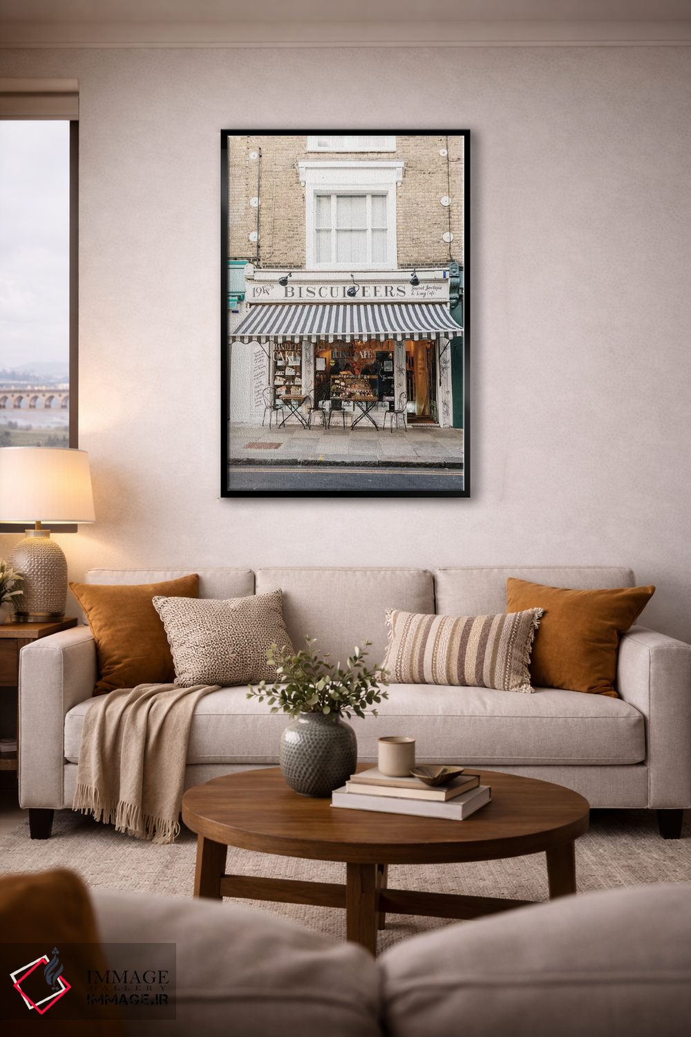 تابلو دکوراتیو London, England,کافه، لندن، انگلستان اثر لاولی لیتل هوم کو - D4B