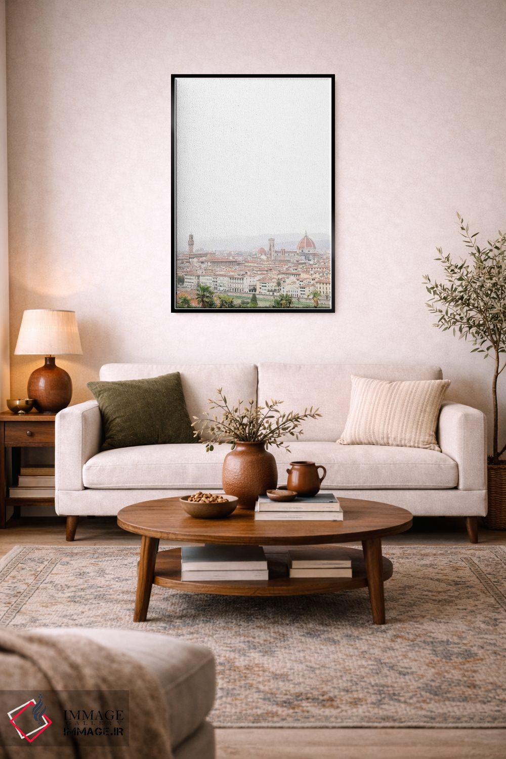 تابلو دکوراتیو Florence, Italy,منظره شهری شماره ۲، فلورانس، ایتالیا اثر لاولی لیتل هوم کو - D5B