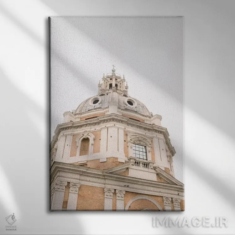 تابلو دکوراتیو Rome, Italy,گنبد، رم، ایتالیا اثر لاولی لیتل هوم کو - نمای روبهرو روی دیوار