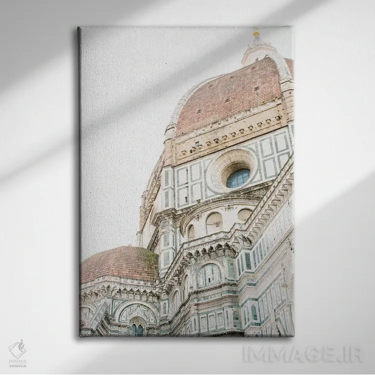 تابلو دکوراتیو Florence, Italy,گنبد کلیسای جامع دومو، فلورانس، ایتال… اثر لاولی لیتل هوم کو - نمای روبهرو روی دیوار