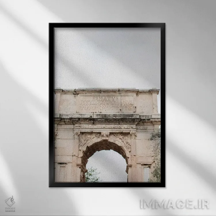 تابلو دکوراتیو Rome, Italy,طاق، رم، ایتالیا اثر لاولی لیتل هوم کو - نمای قابدار مشکی