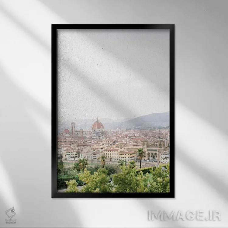 تابلو دکوراتیو Tuscany, Italy,روستا و حومه شماره ۱، توسکانی، ایتالیا اثر لاولی لیتل هوم کو - نمای قابدار مشکی