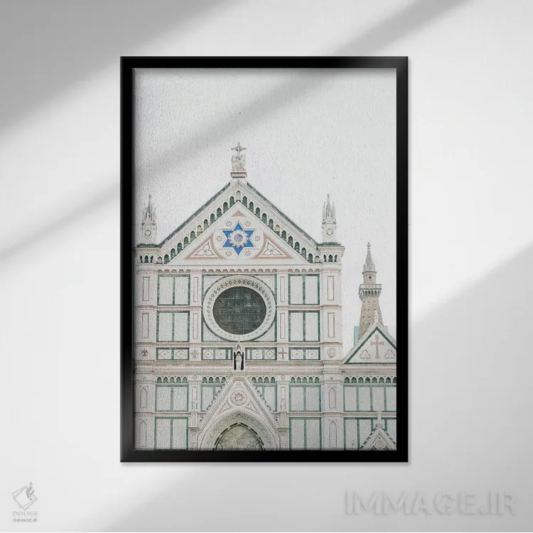 تابلو دکوراتیو Florence, Italy,کلیسای جامع دومو شماره ۲، فلورانس، ای… اثر لاولی لیتل هوم کو - نمای قابدار مشکی
