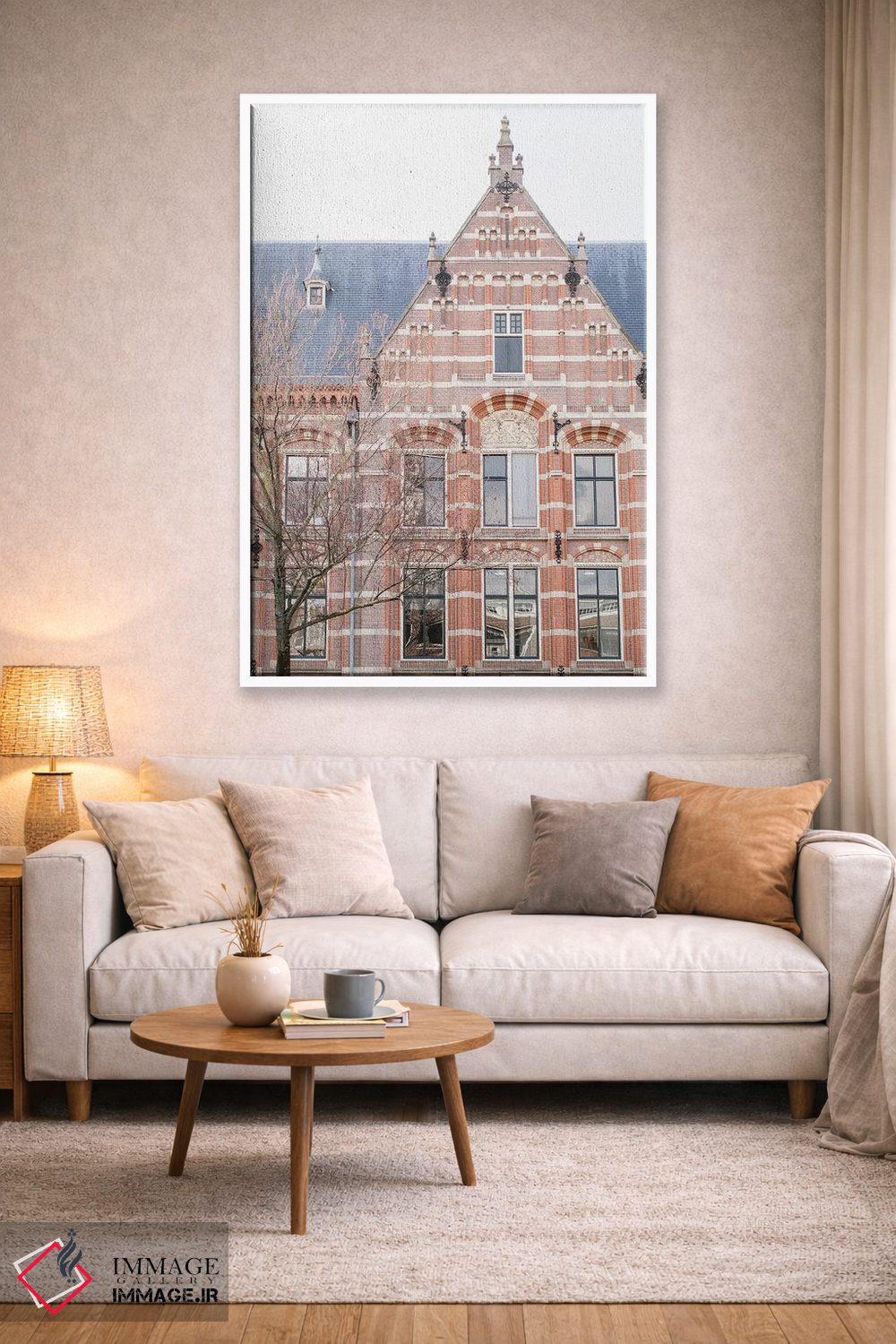 تابلو دکوراتیو خانه آمستردام اثر لاولی لیتل هوم کو - D2W