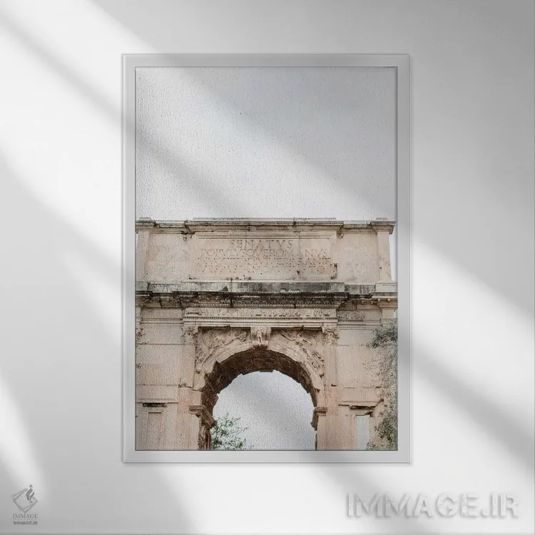 تابلو دکوراتیو Rome, Italy,طاق، رم، ایتالیا اثر لاولی لیتل هوم کو - نمای قابدار سفید