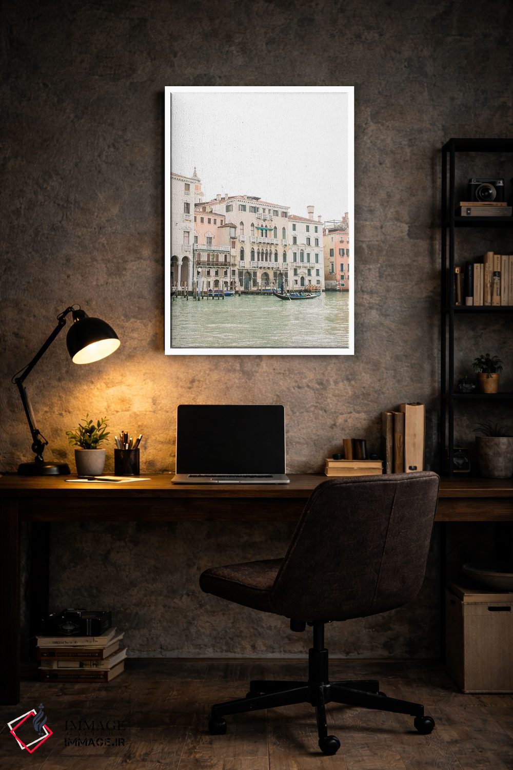 تابلو دکوراتیو Venice, Italy,ساختمان های کنار کانال شماره ۱، ونیز، ا… اثر لاولی لیتل هوم کو - D6W